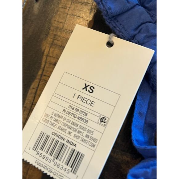 Crochet Lined Midi Tied Halter Neck Dress A New Day Grunge Y2K Women XS Beachy - Picture 3 of 8